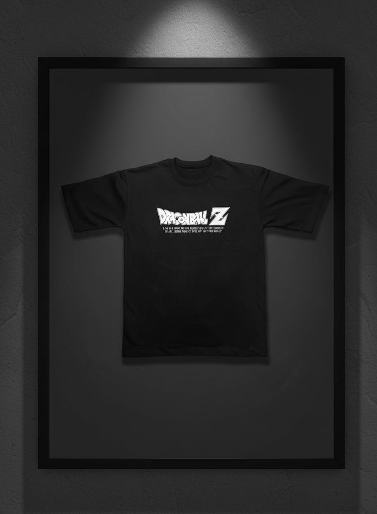 Dragon Ball Z Graphic Tee – Black Edition