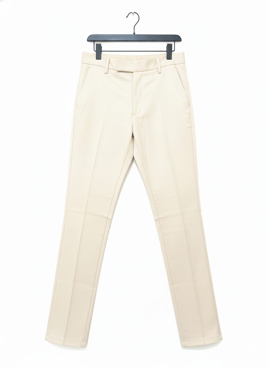 Cream colour formal pant