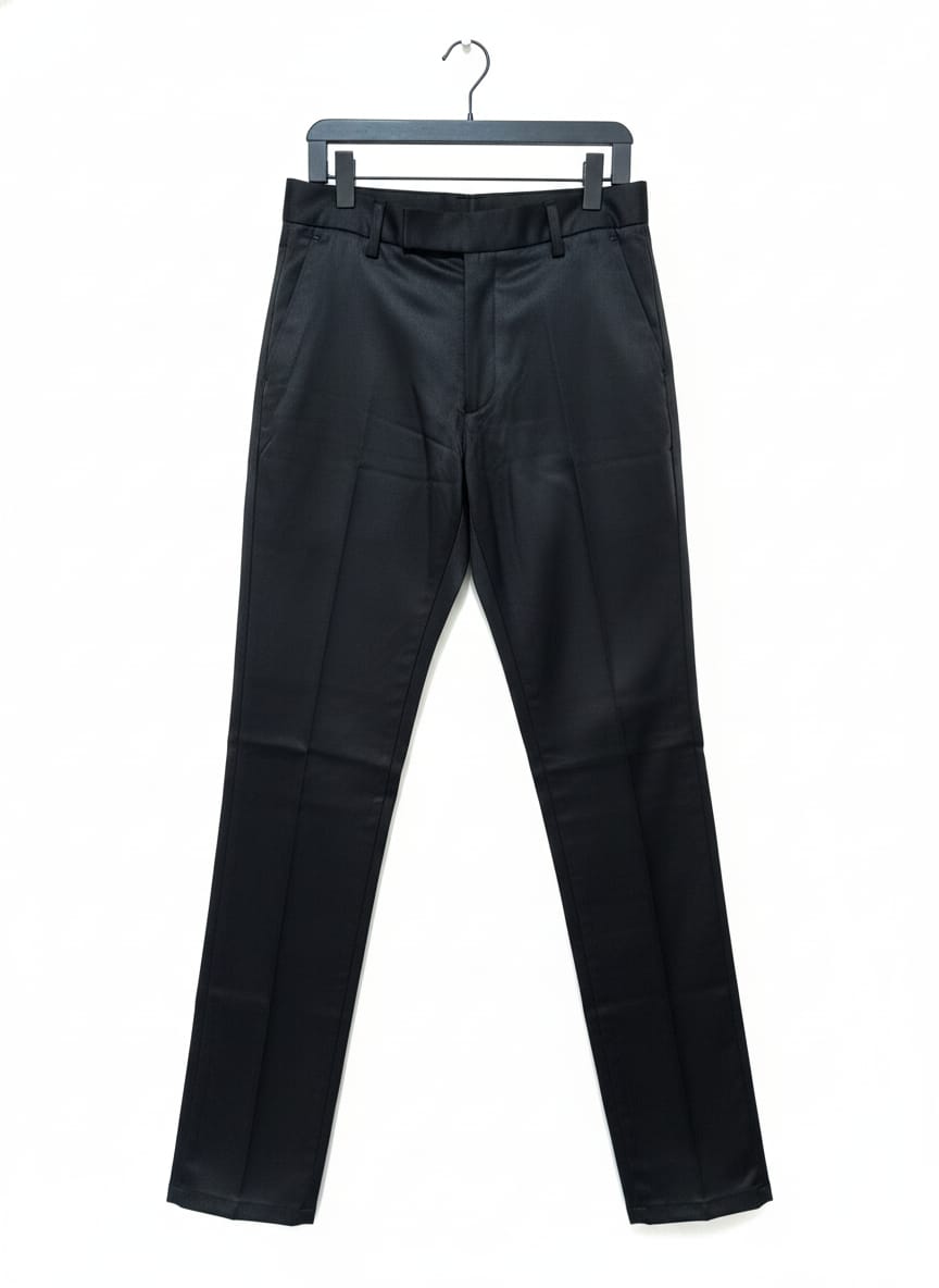Black colour formal pant